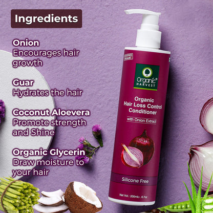 Organic Harvest Organic Hair Loss Control Conditioner With Onion Extract