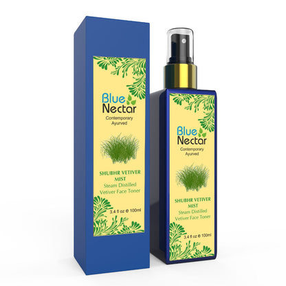 Blue Nectar Shubhr Steam Distilled Vetiver Toner Water & Face Tonic Mist