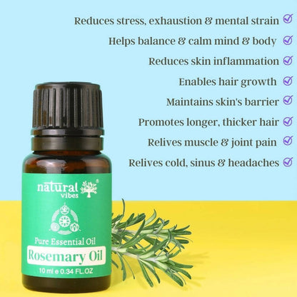 Natural Vibes Rosemary Pure Essential Oil