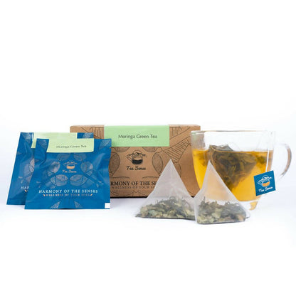 Tea Sense Moringa Green Tea Bags Box