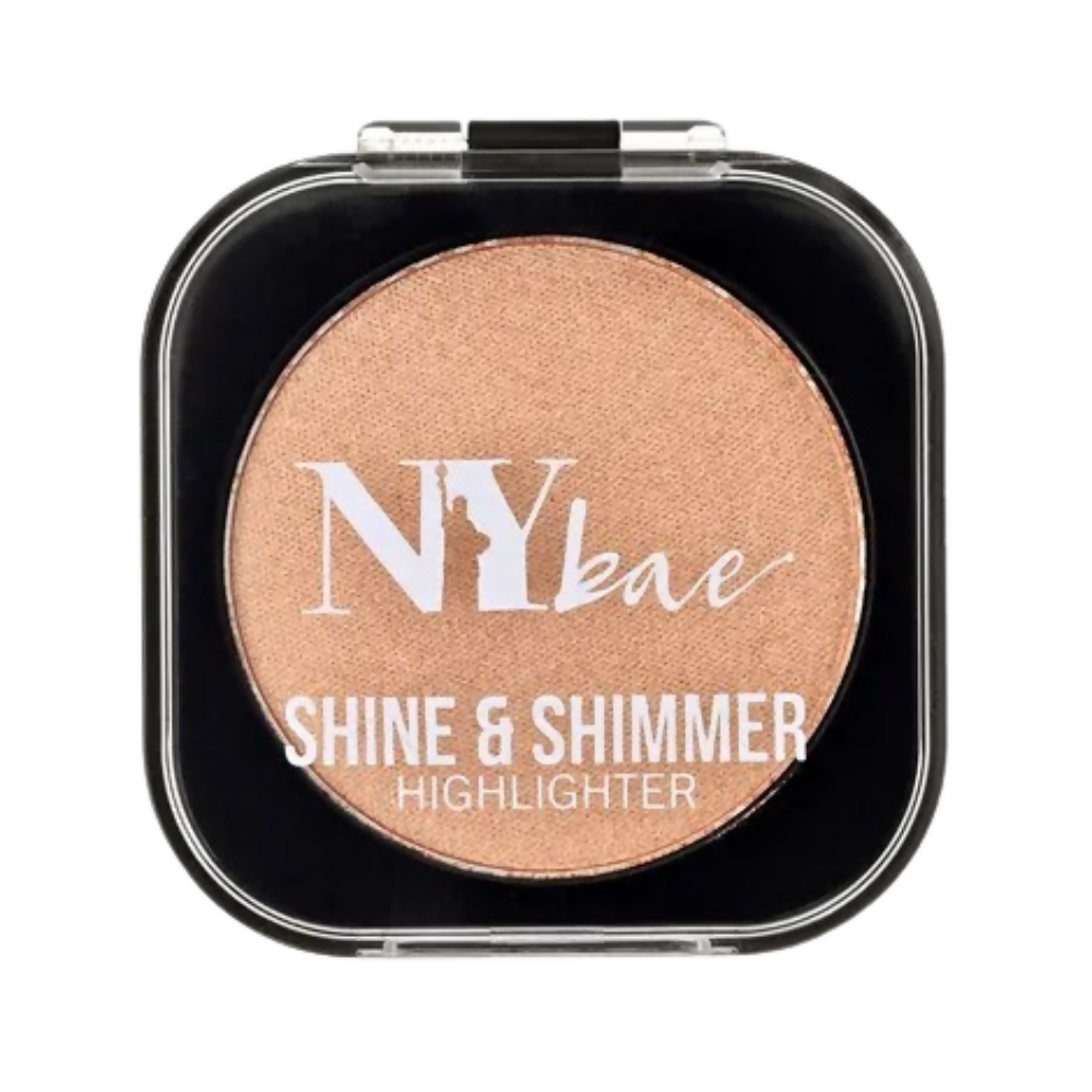 NY Bae Shine & Shimmer Highlighter - Rustic Rose Gold 3
