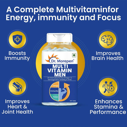 Dr. Morepen Multivitamin Men Tablets and Multivitamin Women Tablets Combo