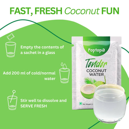 Poptopia Tender Coconut Water Powder