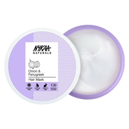 Nykaa Naturals Anti-Hair Fall Sulphate-Free Hair Mask With Onion & Fenugreek