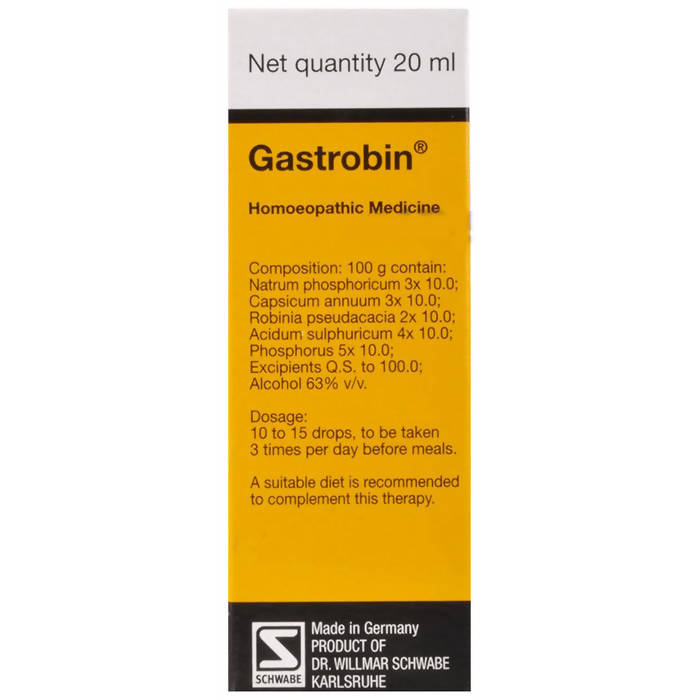 Dr. Willmar Schwabe India Gastrobin Drop