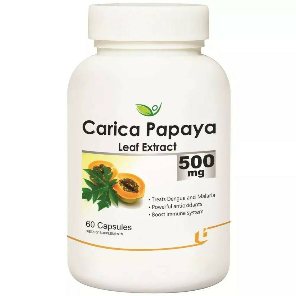 Biotrex Carica Papaya Leaf Extract 500mg Capsules