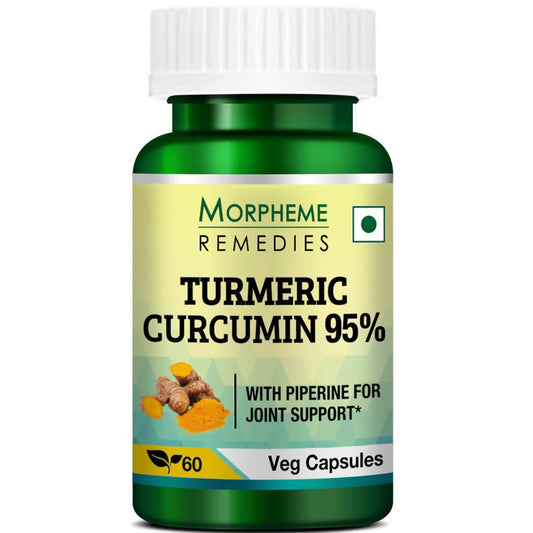 Morpheme Remedies Turmeric Curcumin 95% Veg Capsules