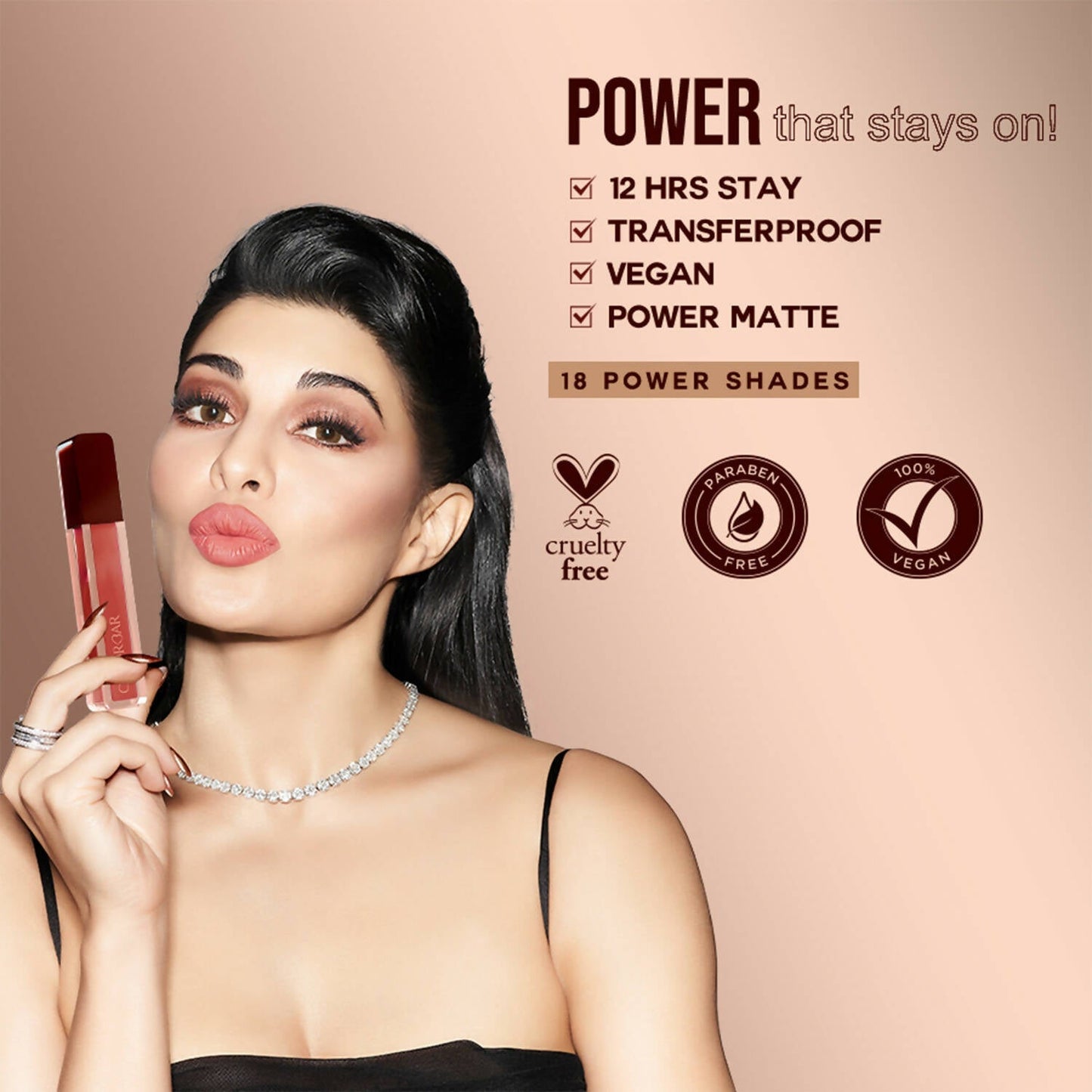 Colorbar Powerkiss Vegan Matte Lipcolor- Kissiness