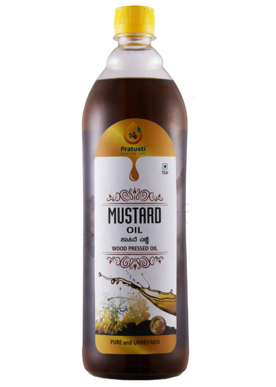 Pratusti Wood Pressed Mustard Oil - BUDNE