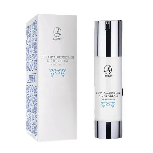 Lambre Ultra Hyaluronic Line Night Cream Wrinkle Filler -  USA 