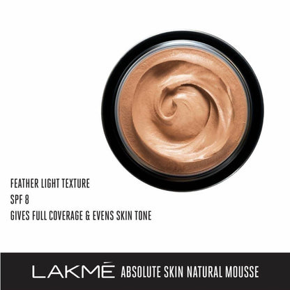 Lakme Absolute Skin Natural Mousse - Beige Honey