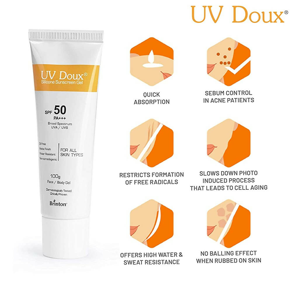 Brinton UvDoux Silicone Sunscreen Gel For Face & Body