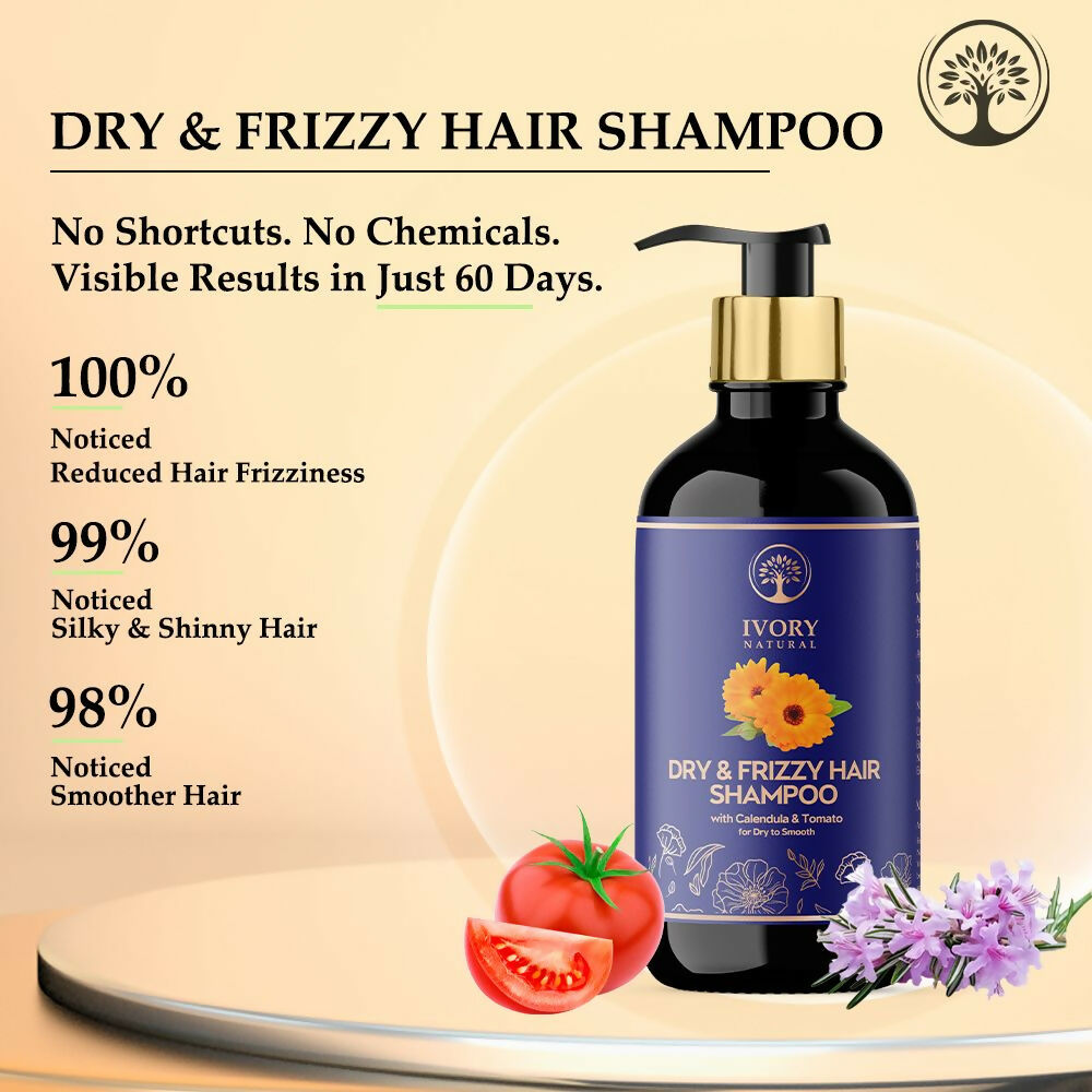 Ivory Natural Dry Rough Hair Shampoo For Dry, Frizzy, Unmanaged Hair