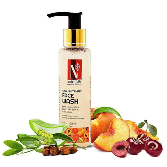 NutriGlow Advanced Organics Skin Whitening Face Wash - BUDNE