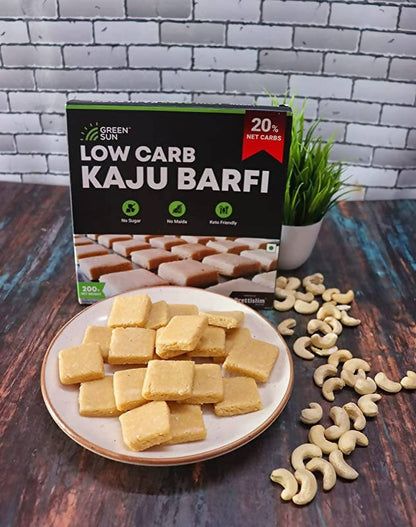 Green Sun Low Carb Kaju barfi