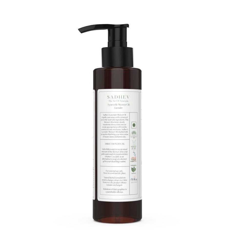 Sadhev Ayurvedic Lavender Shower Oil