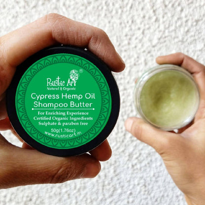 Rustic Art Cypress Hemp Oil Shampoo Butter