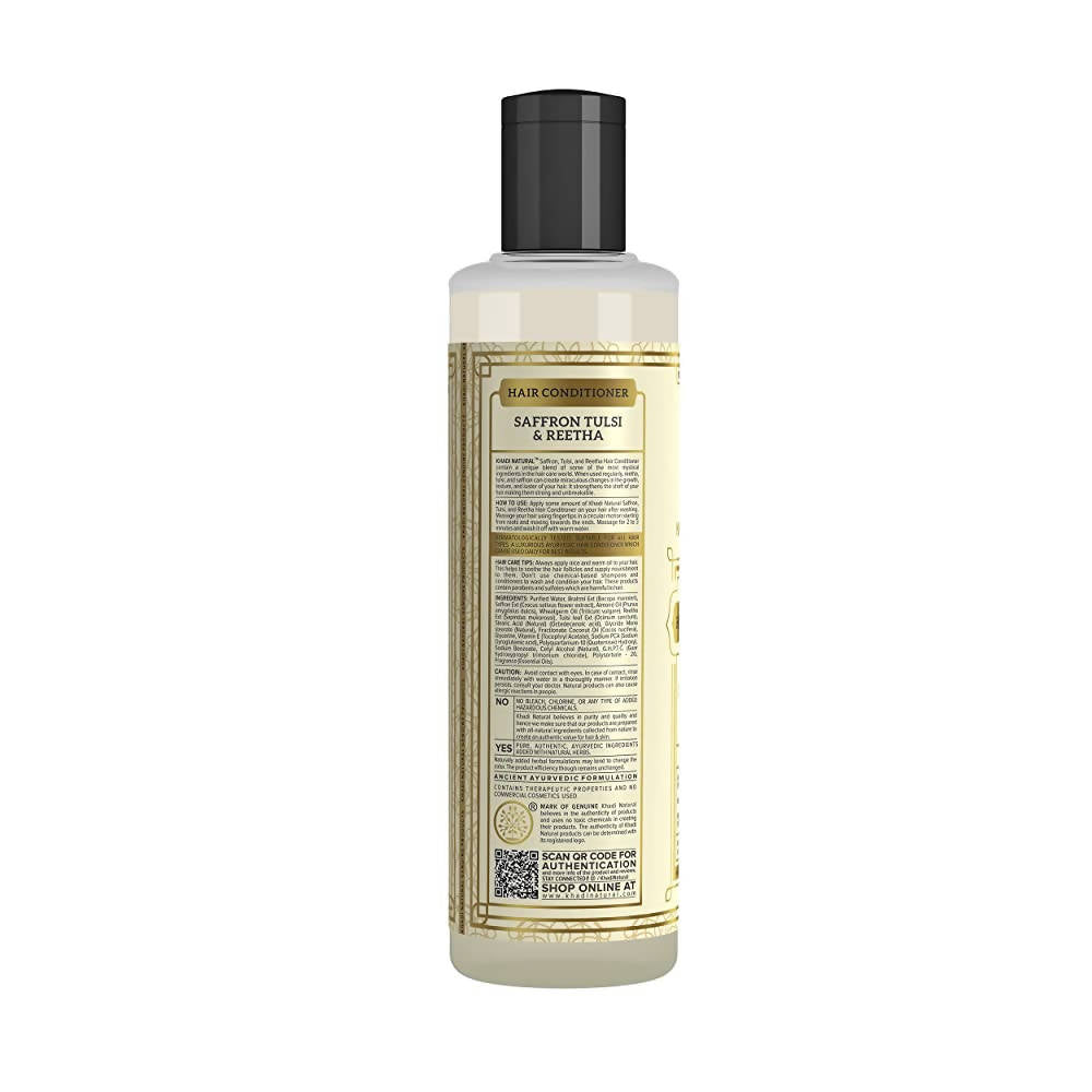 Khadi Natural Saffron, Tulsi & Reetha Hair Conditioner