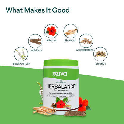 OZiva Plant Based HerBalance for Menopause