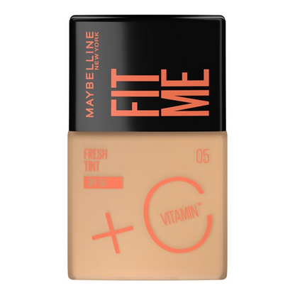 Maybelline New York Fit Me Fit Me Fresh Tint With SPF 50 & Vitamin C Foundation - Shade 05 - BUDNE