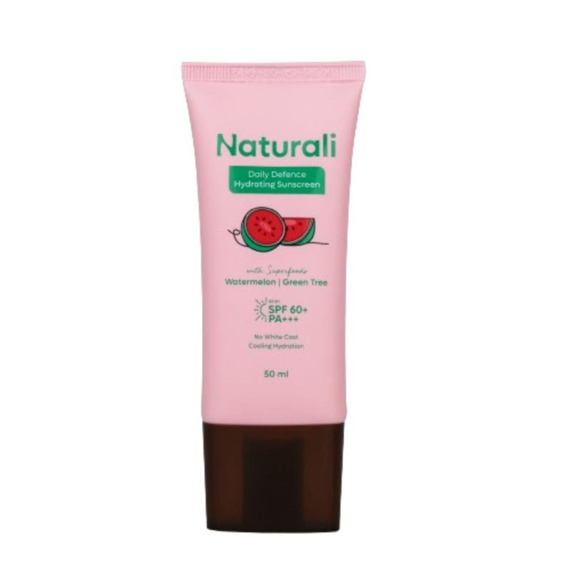 Naturali Daily Defence Cooling & Hydrating Sunscreen Spf60 with Pa+++ - 50ML