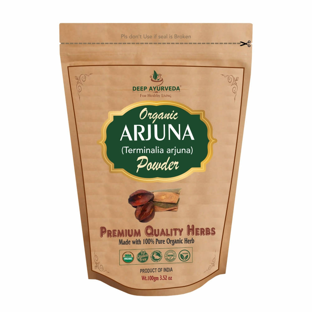 Deep Ayurveda Organic Arjuna Bark Powder -  usa australia canada 