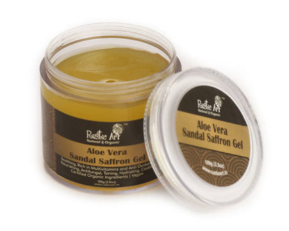 Rustic Art Aloe Vera Sandal Saffron Gel