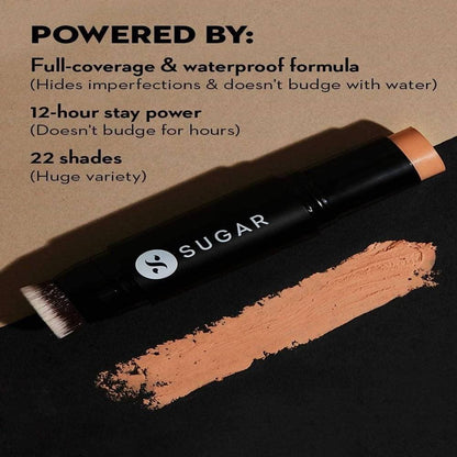 Sugar Ace Of Face Foundation Stick - Glace (Medium Beige, Golden Undertone)