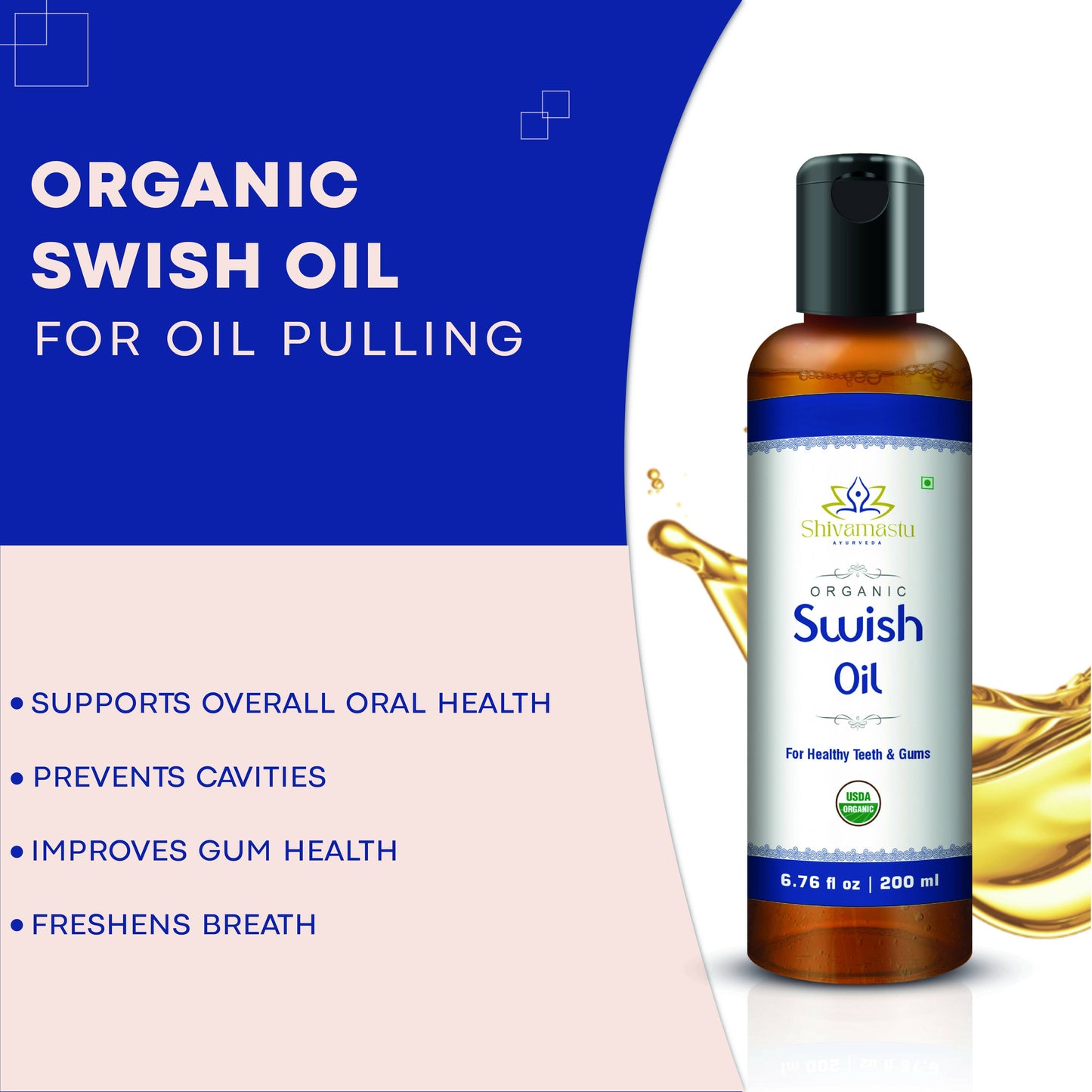 Shivamastu Ayurveda Organic Swish Oil