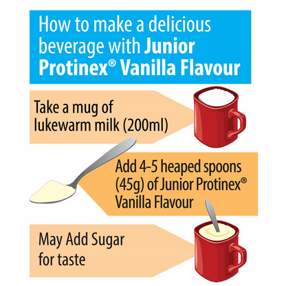 Protinex Junior Nutritional Drink Powder for Kids - Vanilla Flavor