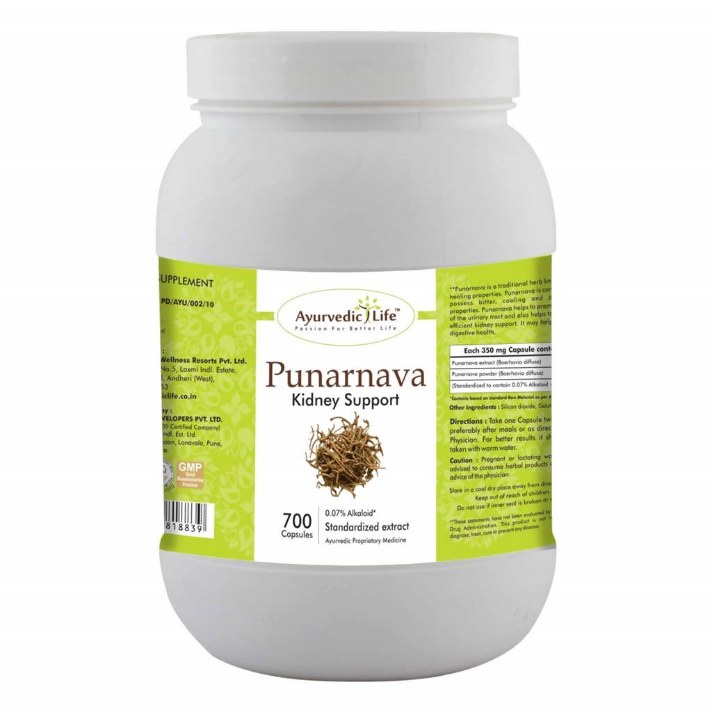 Ayurvedic Life Punarnava Capsules -  usa australia canada 