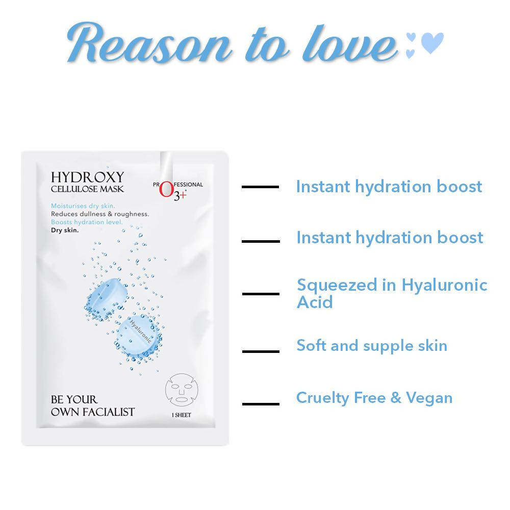 Professional O3+ Hydroxy Cellulose Mask