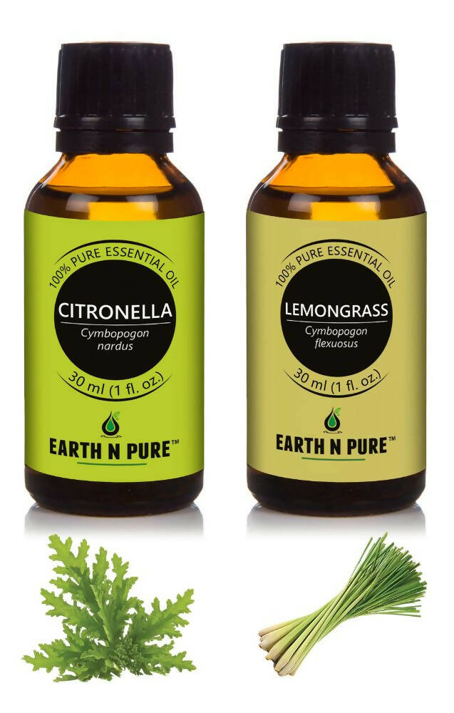 Earth N Pure Essential Oils (Lemongrass & Citronella) Combo - buy in USA, Australia, Canada