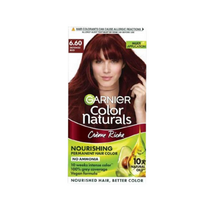 Garnier Color Naturals Creme Riche Hair Color - Shade 6.60 Intense Red