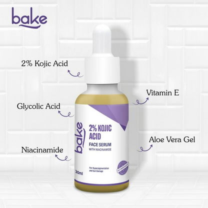 Bake 2% Kojic Acid Face Serum With Niacinamide