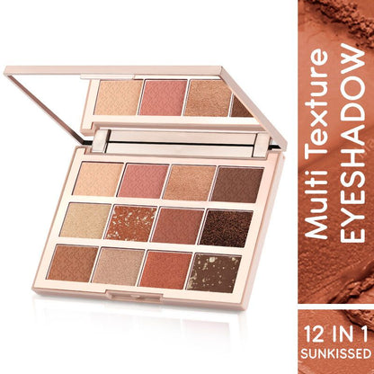 Kay Beauty Multi Texture Eyeshadow Palette - Sunkissed