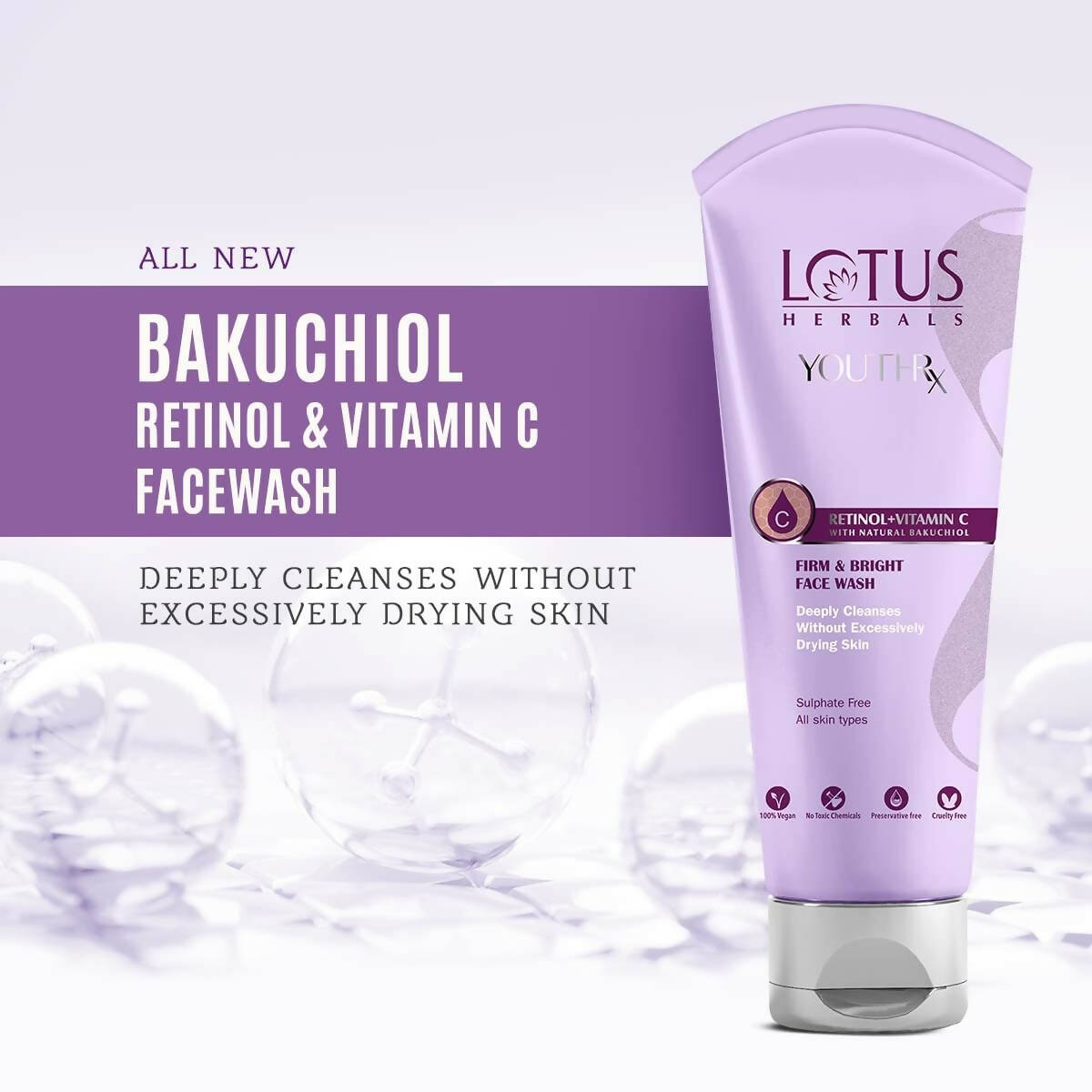 Lotus Herbals YouthRx Firm & Bright Facewash
