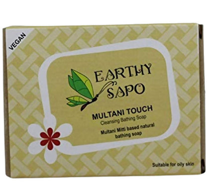 Earthy Sapo Multani Touch Cleansing Bathing Soap - usa canada australia