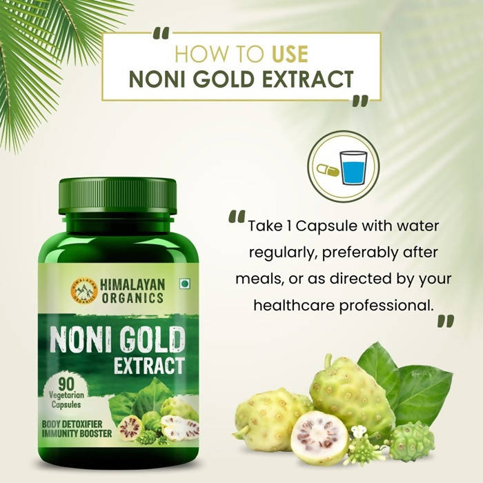 Himalayan Organics Noni Gold Extract Vegetarian Capsules