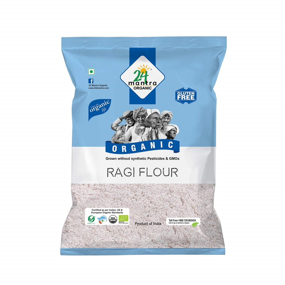 24 Mantra Organic Ragi Flour, 500g