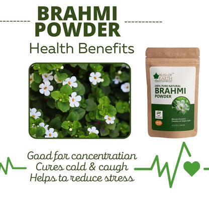 Bliss of Earth 100% Pure Natural Brahmi Powder