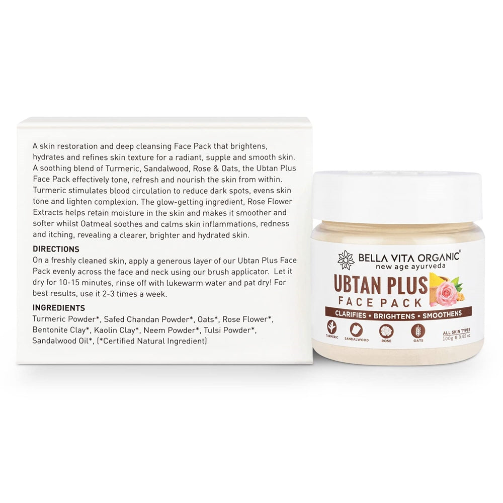 Bella Vita Organic Ubtan Plus Face Glow Pack