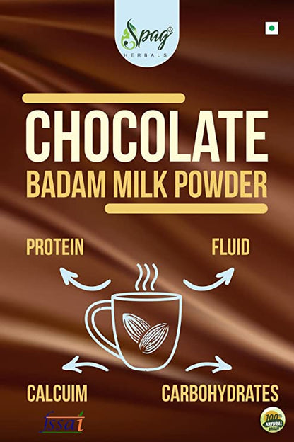 Spag Herbals Chocolate Badam Health Drink Instant Premix Powder