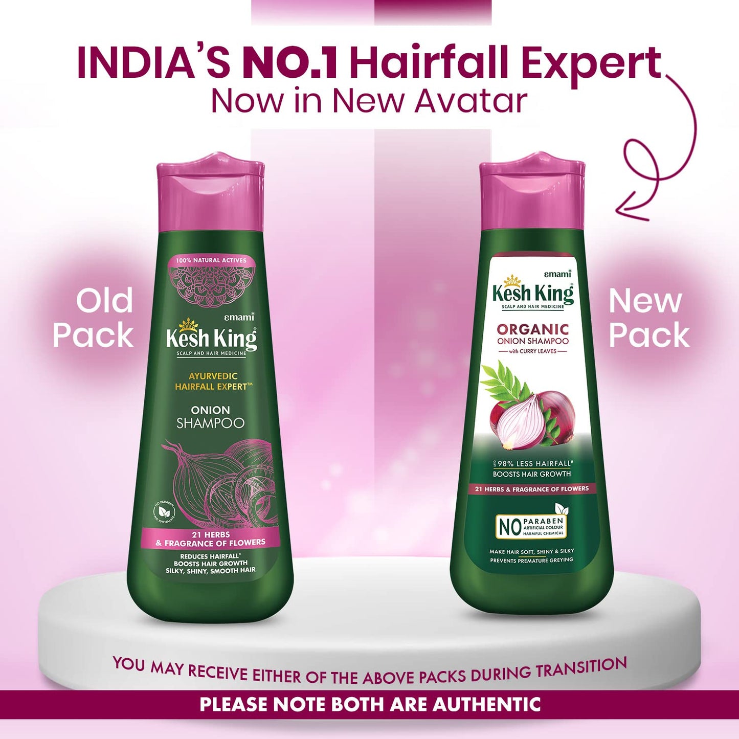 Kesh King Ayurvedic Onion Shampoo