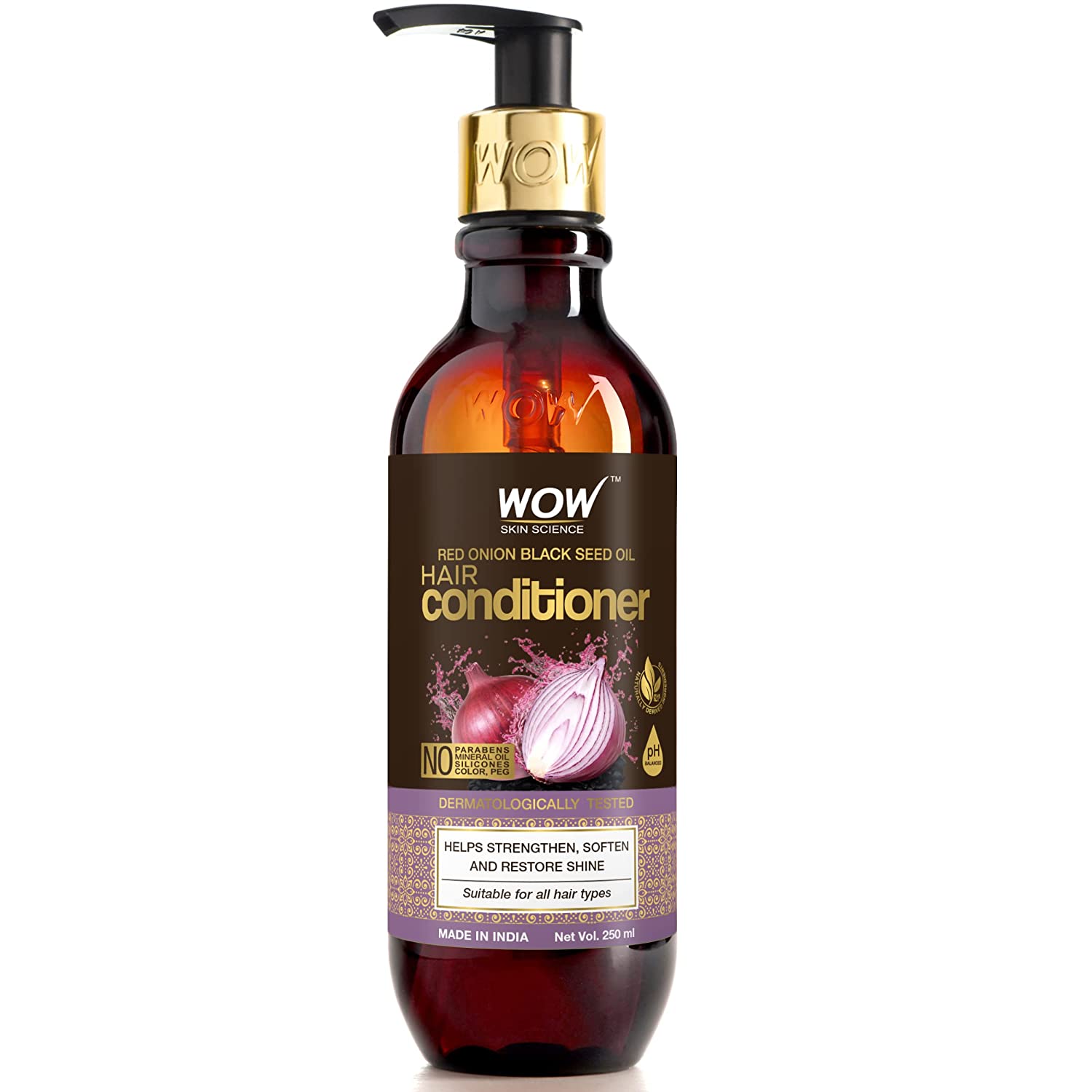 Wow Skin Science Red Onion Black Seed Oil Hair Conditioner - Distacart