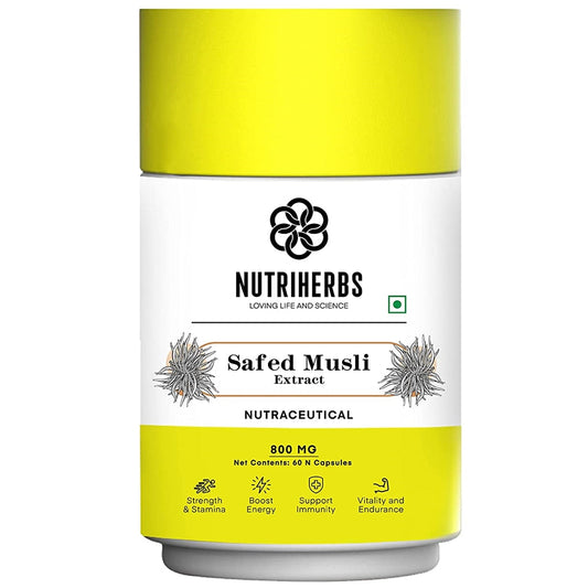 Nutri Herbs Organic Safed Musli Capsules