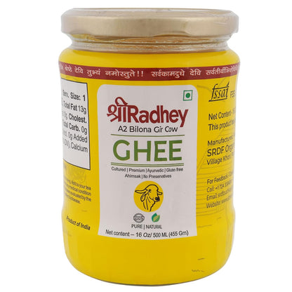 Shreeradhey A2 Bilona Gir Cow Ghee -  USA, Australia, Canada 