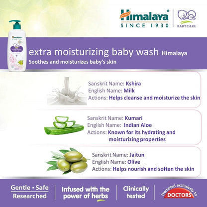 Himalaya Extra Moisturizing Baby Wash