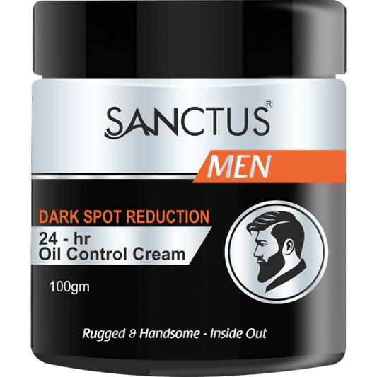SANCTUS Dark Spot Reduction 24-hr Oil Control Cream for Men - 100GM
