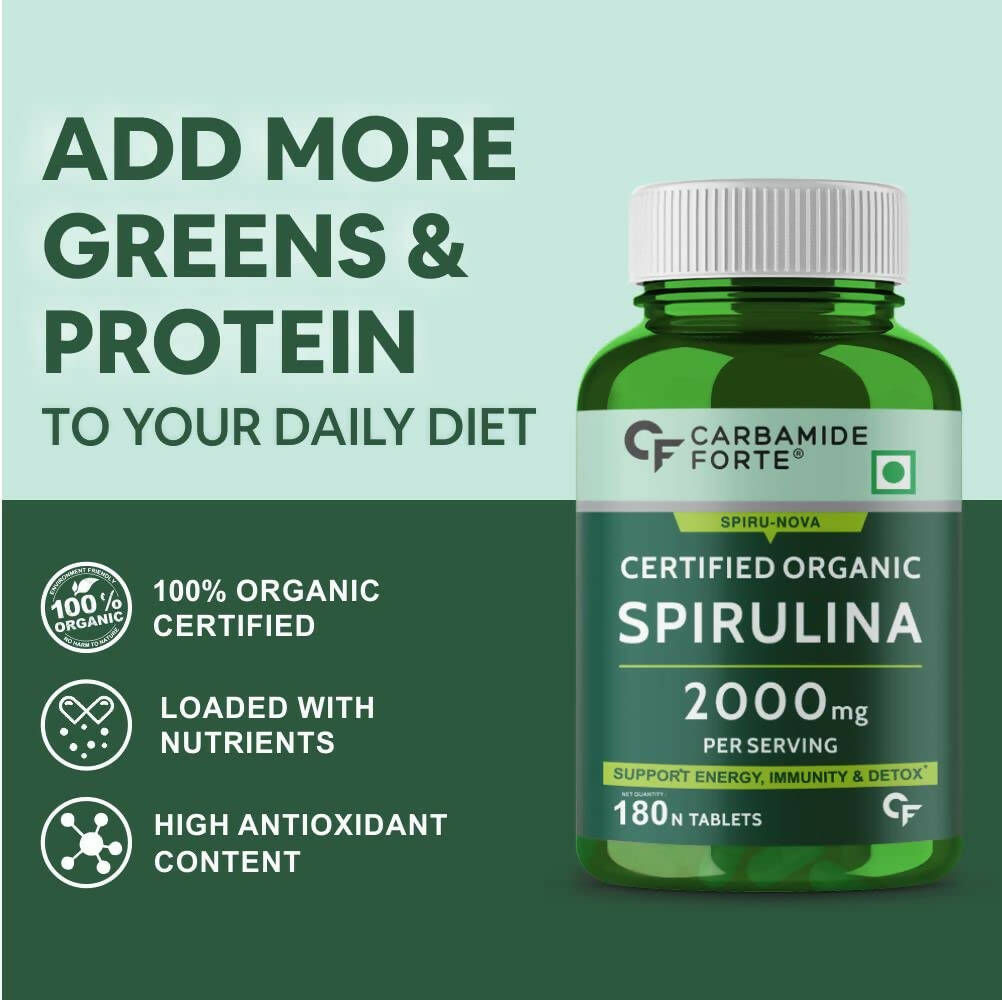 Carbamide Forte Organic Spirulina Tablets